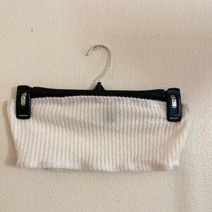 Knitted White Tube Top